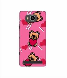 Amazon Brand - Solimo Designer Heart Holding Bear 3D Printed Hard Back Case Mobile Cover for Lenovo A7700