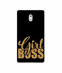 Amazon Brand - Solimo Designer Sparkle Girl Boss UV Printed Soft Back Case Mobile Cover for Nokia 3