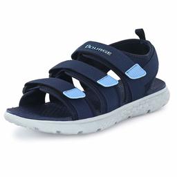 Bourge Men's Navy, Sky and White Floaters-8 UK (42 EU) (9 US) (Grada-27)