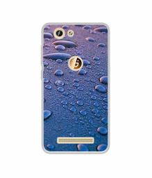 Amazon Brand - Solimo Designer Water Drops UV Printed Soft Back Case Mobile Cover for Gionee F103 Pro