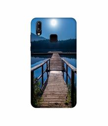 Amazon Brand - Solimo Designer Wooden Beach 3D Printed Hard Back Case Mobile Cover for Vivo Y95