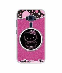 Amazon Brand - Solimo Designer Kitty with Glitter UV Printed Soft Back Case Mobile Cover for Asus Zenfone 3 ZE520KL