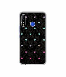 Amazon Brand - Solimo Designer Heart Texture UV Printed Soft Back Case Mobile Cover for Tecno Spark 4