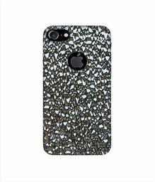 Amazon Brand - Solimo Designer Foil Paper Texture 3D Printed Hard Back Case Mobile Cover for Apple iPhone 7 (with Logo Cut)