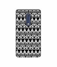 Amazon Brand - Solimo Designer Two Different Patterns 3D Printed Hard Back Case Mobile Cover for Nokia 5