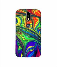 Amazon Brand - Solimo Designer Mash Painting 3D Printed Hard Back Case Mobile Cover for Motorola Moto G4 Plus (with Logo Cut)