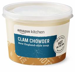 Amazon Kitchen, Clam Chowder New England-Style Soup, 9.1 oz