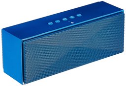 AmazonBasics Wireless Bluetooth Dual 3W Speaker with Built-in Microphone - Blue