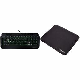 AmazonBasics Gaming Keyboard and Mouse Pad Bundle