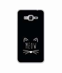 Amazon Brand - Solimo Designer Meow UV Printed Soft Back Case Mobile Cover for Samsung Galaxy J2 Ace