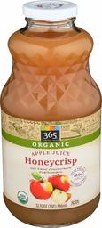 365 Everyday Value, Organic Juice Not from Concentrate - Pasteurized, Honeycrisp Apple, 32 fl oz