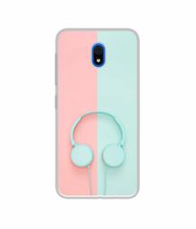 Amazon Brand - Solimo Designer Head Phone UV Printed Soft Back Case Mobile Cover for Mi Redmi 8A