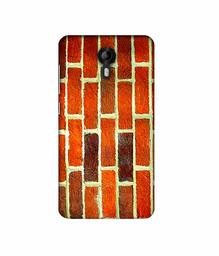 Amazon Brand - Solimo Designer Brick Texture 3D Printed Hard Back Case Mobile Cover for Micromax Canvas Nitro 4G E455