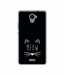 Amazon Brand - Solimo Designer Meow UV Printed Soft Back Case Mobile Cover for Panasonic Eluga Ray X