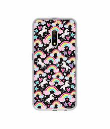 Amazon Brand - Solimo Designer Unicorn Texture UV Printed Soft Back Case Mobile Cover for Realme X