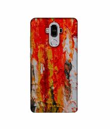 Amazon Brand - Solimo Designer Orange Color Spread 3D Printed Hard Back Case Mobile Cover for Huawei Mate 9