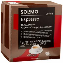 Marca Amazon – Cápsulas de espresso Solimo 50 CT