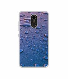 Amazon Brand - Solimo Designer Water Drops UV Printed Soft Back Case Mobile Cover for Itel S41