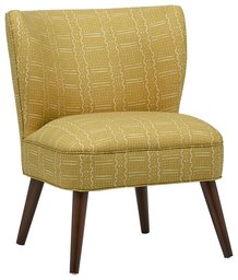 Amazon Brand – Rivet SoDo Round Back Modern Accent Chair, Citrine