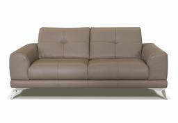 Amazon Brand - Alkove Aldan Hand-Crafted Leather Sofa, 2 Seater Maxi, 99 x 196 x 83cm, Taupe