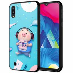 Amazon Brand - Solimo Designer Musical Pig Printed Hard Back Case Mobile Cover for Samsung Galaxy M10 (D1194)