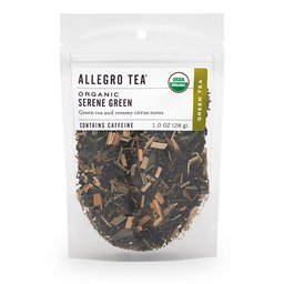 ALLEGRO TEA Organic Serene Green Tea, 1 OZ