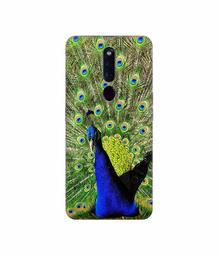 Amazon Brand - Solimo Designer Peacock 3D Printed Hard Back Case Mobile Cover for Oppo F11 Pro