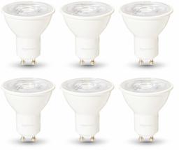 AmazonBasics Professional LED GU10 Spotlight Bulb, 35W Equivalent, Cool White, Dimmable - Pack of 6