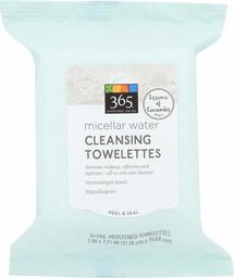 365 Everyday Value, Micellar Water Cleansing Towelettes, Essence of Cucumbers, 30 ct