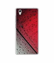 Amazon Brand - Solimo Designer Water Drop On Glass UV Printed Soft Back Case Mobile Cover for Vivo Y51L