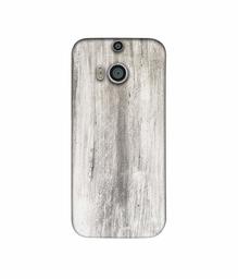 Amazon Brand - Solimo Designer Wooden Texture 3D Printed Hard Back Case Mobile Cover for HTC One M8