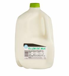 Amazon Brand - Happy Belly 1% Low Fat Milk, Gallon, 128 Ounces