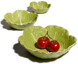 Pinzon Cabbage Serving Bowls, Set of 3