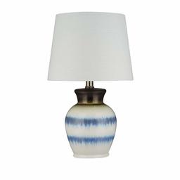 Amazon Brand – Stone & Beam Table Lamp with Ceramic Base, Bulb Included, 16.5