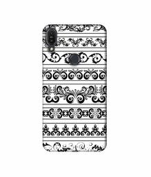 Amazon Brand - Solimo Designer Black Multi Patterns 3D Printed Hard Back Case Mobile Cover for Asus Zenfone Max Pro M1 ZB601KL