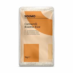 Marque Amazon Solimo Riz Carnaroli pour risotto Lot de 4 (4x1kg)