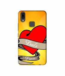 Amazon Brand - Solimo Designer Dad's Princess 3D Printed Hard Back Case Mobile Cover for Vivo V9 / V9 Pro