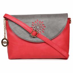 Nia & Nicole Women's Sling Bag (Red)