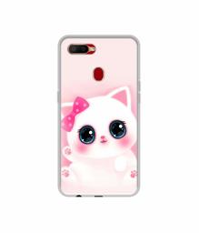 Amazon Brand - Solimo Designer Babby Kitty UV Printed Soft Back Case Mobile Cover for Oppo A5s