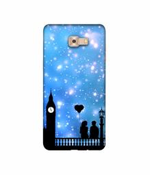 Amazon Brand - Solimo Designer Love Couple Vector 3D Printed Hard Back Case Mobile Cover for Samsung Galaxy C9 Pro