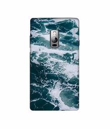 Amazon Brand - Solimo Designer Sea Waves 3D Printed Hard Back Case Mobile Cover for OnePlus 2