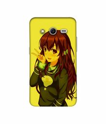 Amazon Brand - Solimo Designer DJ Girl Vector 3D Printed Hard Back Case Mobile Cover for Samsung Galaxy Core 2 G355H