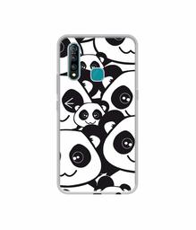 Amazon Brand - Solimo Designer Panda Texture UV Printed Soft Back Case Mobile Cover for Vivo Z1 Pro