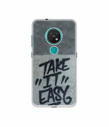 Amazon Brand - Solimo Designer Take It Easy UV Printed Soft Back Case Mobile Cover for Nokia 7.2