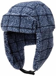 Goodthreads, Sombrero Sherpa Trapper para Hombre, con Ventana Azul Marino, Grande