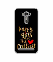 Amazon Brand - Solimo Designer Happy Girls are The Prettiest UV Printed Soft Back Case Mobile Cover for Asus Zenfone 2 Laser ZE550KL