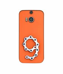 Amazon Brand - Solimo Designer Number Nine 3D Printed Hard Back Case Mobile Cover for HTC One M8