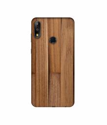 Amazon Brand - Solimo Designer Wooden Art 3D Printed Hard Back Case Mobile Cover for Asus ZenFone Max Pro M2