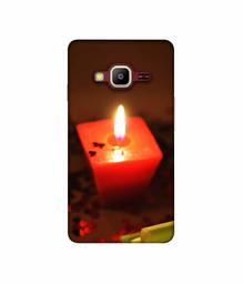 Amazon Brand - Solimo Designer Candle Light 3D Printed Hard Back Case Mobile Cover for Samsung Z2