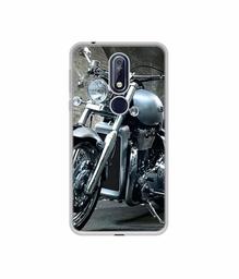 Amazon Brand - Solimo Designer Motorcycle UV Printed Soft Back Case Mobile Cover for Nokia 7.1